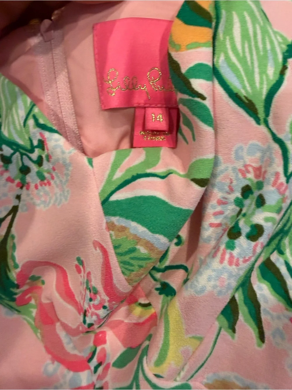 Lilly Pulitzer Strapless Pink Floral Sweetheart Dress - Picture 6 of 6